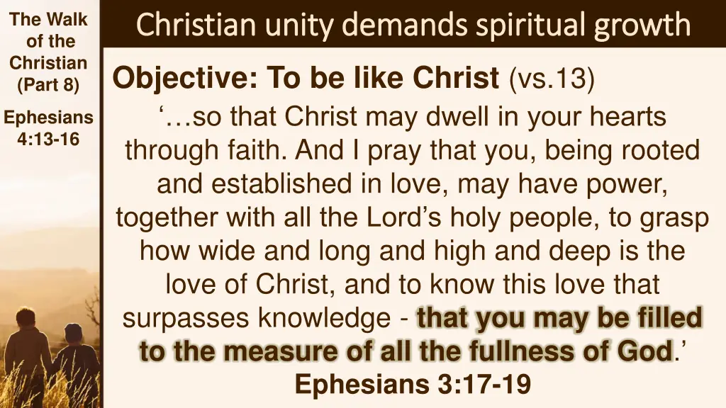 the walk of the christian part 8 1