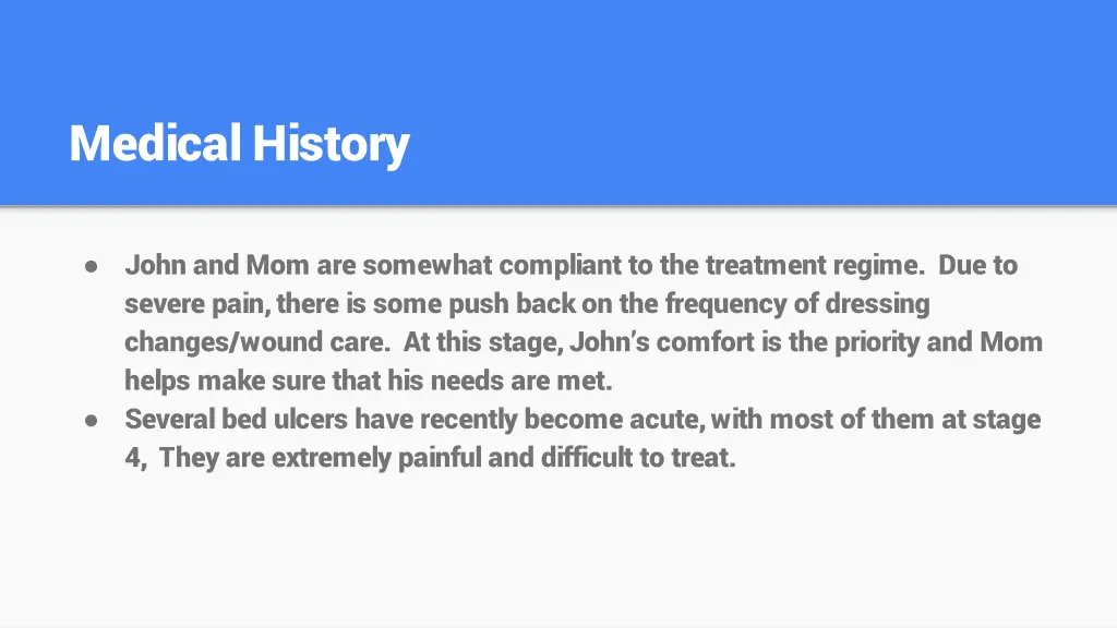 medical history 1