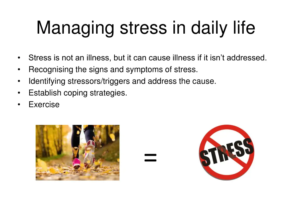 managing stress in daily life