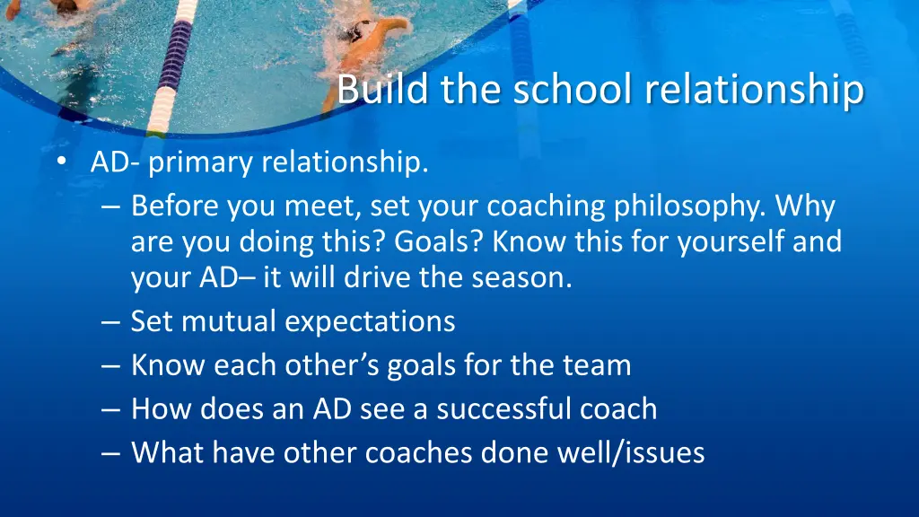 build the school relationship 1