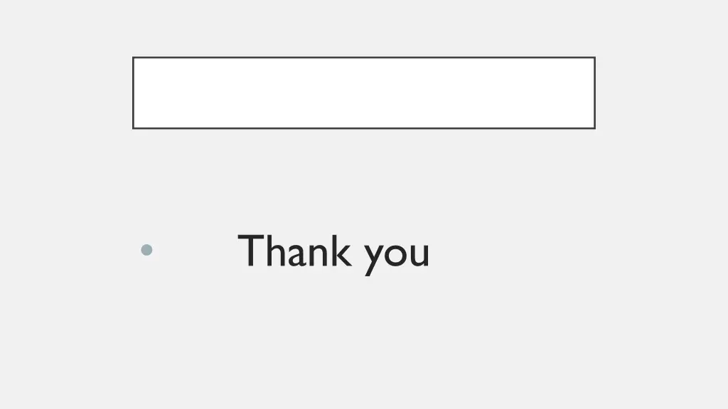 thank you