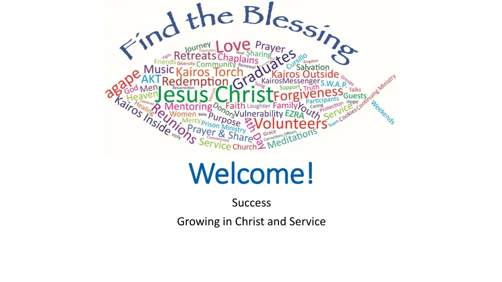 welcome welcome success growing in christ