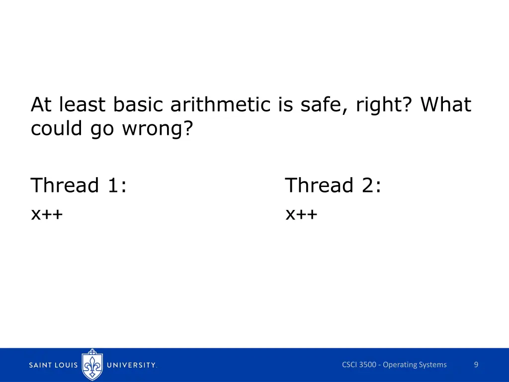 at least basic arithmetic is safe right what