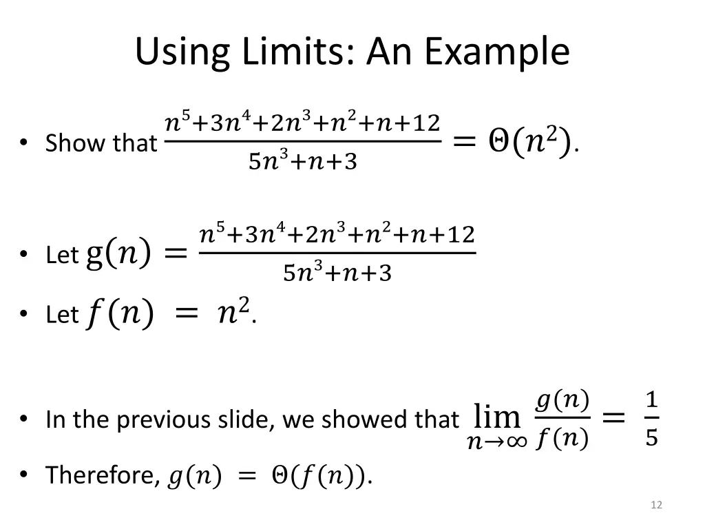 using limits an example 2