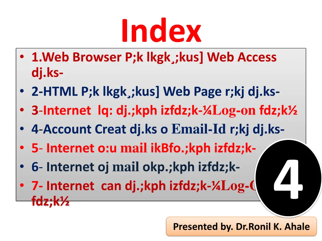 index
