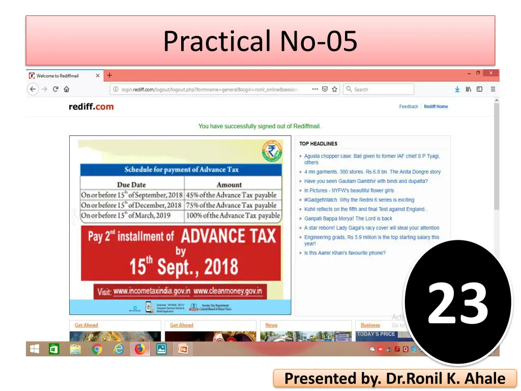 practical no 05 1
