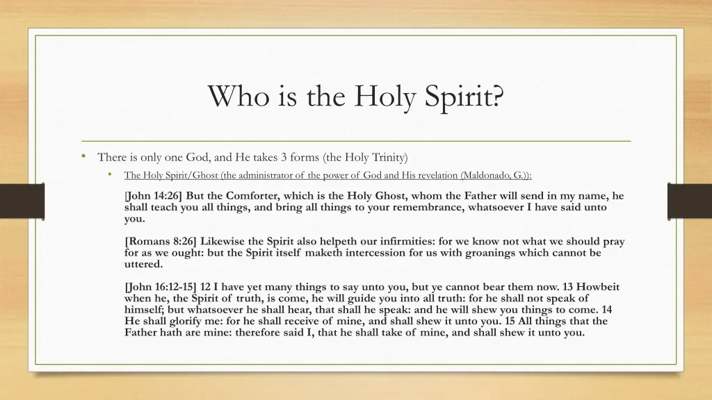 who is the holy spirit 2