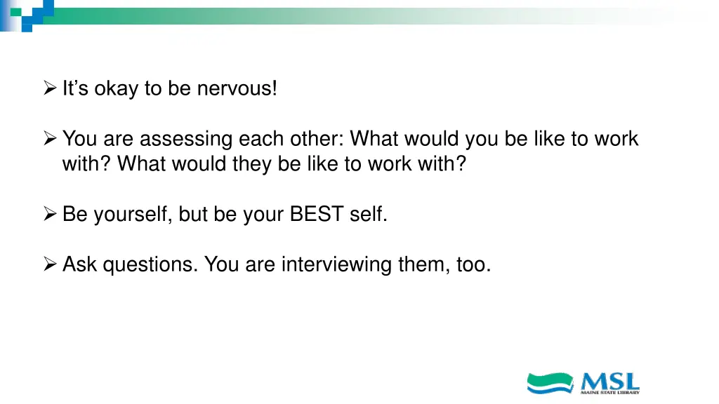 it s okay to be nervous