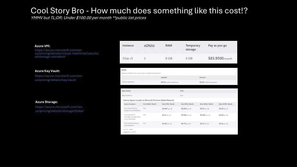 cool story bro how much does something like this