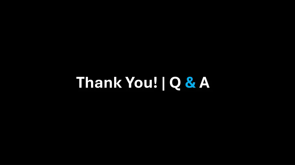 thank you q a