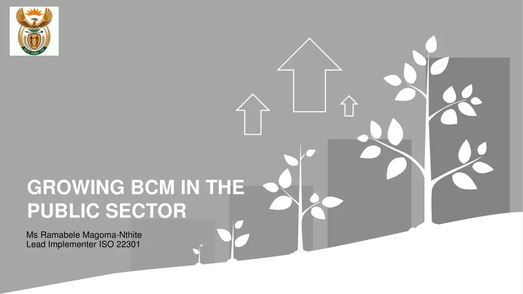 growing bcm in the public sector