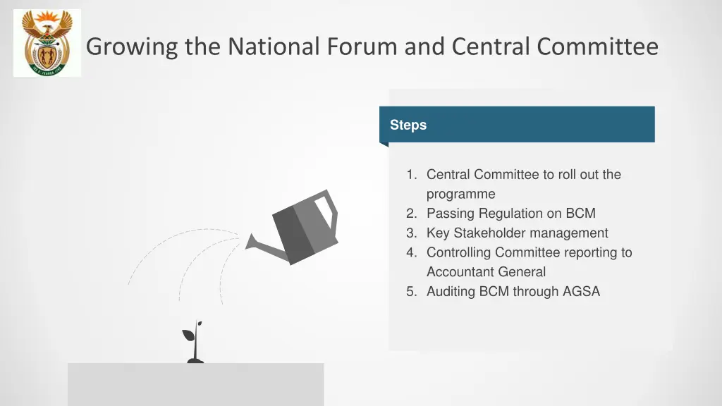 growing the national forum and central committee