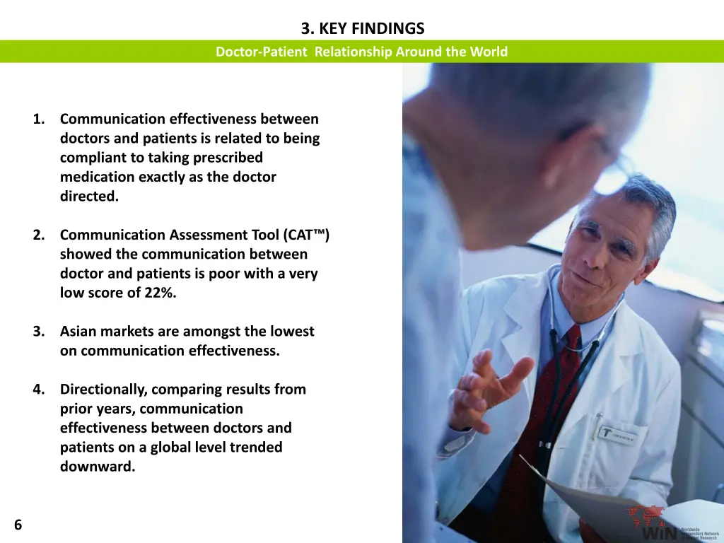 3 key findings