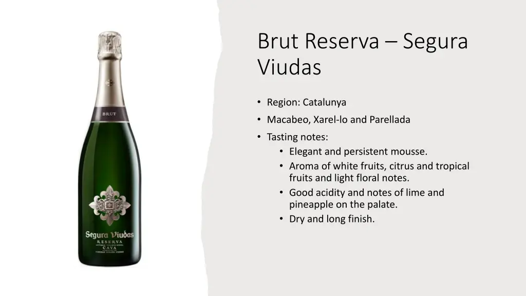 brut reserva segura viudas