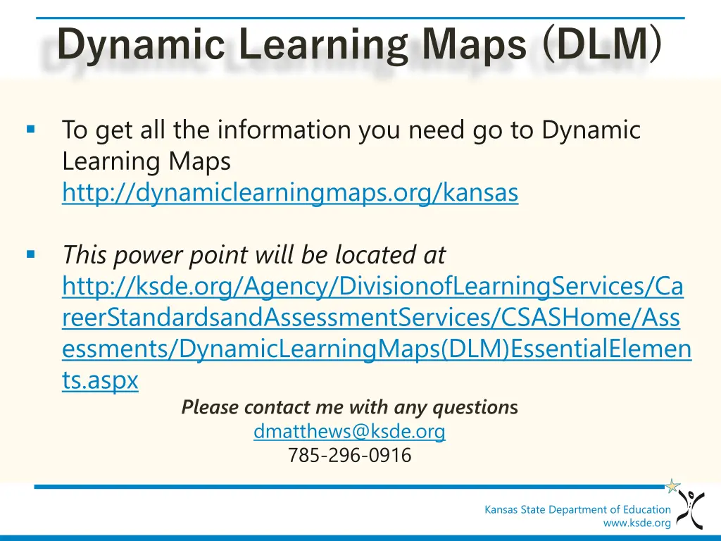 dynamic learning maps dlm 1