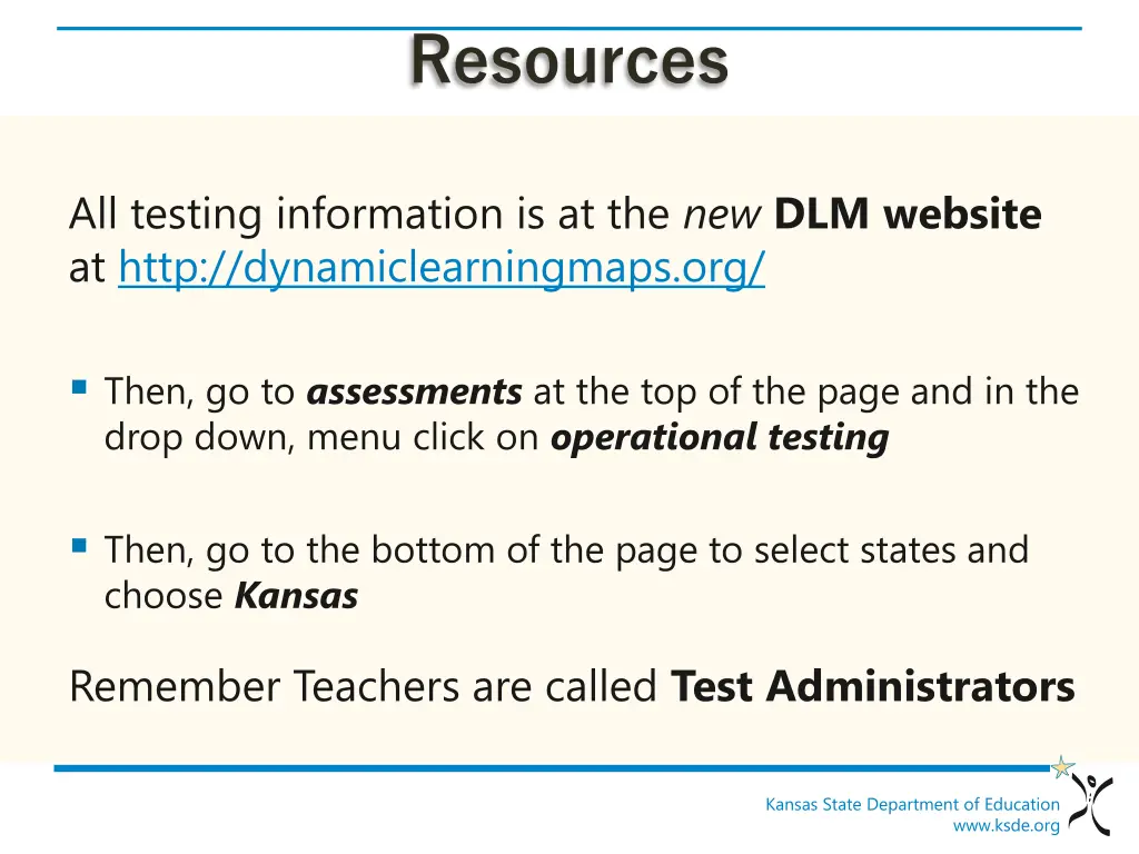 resources
