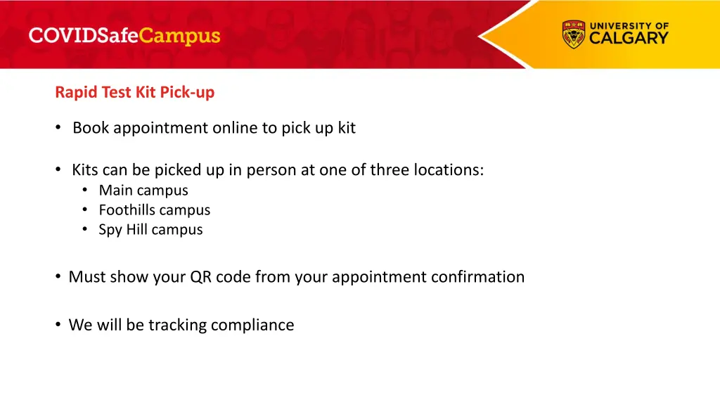 rapid test kit pick up