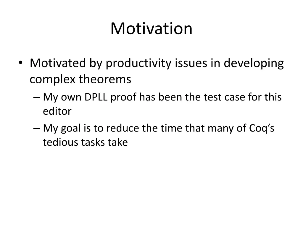 motivation