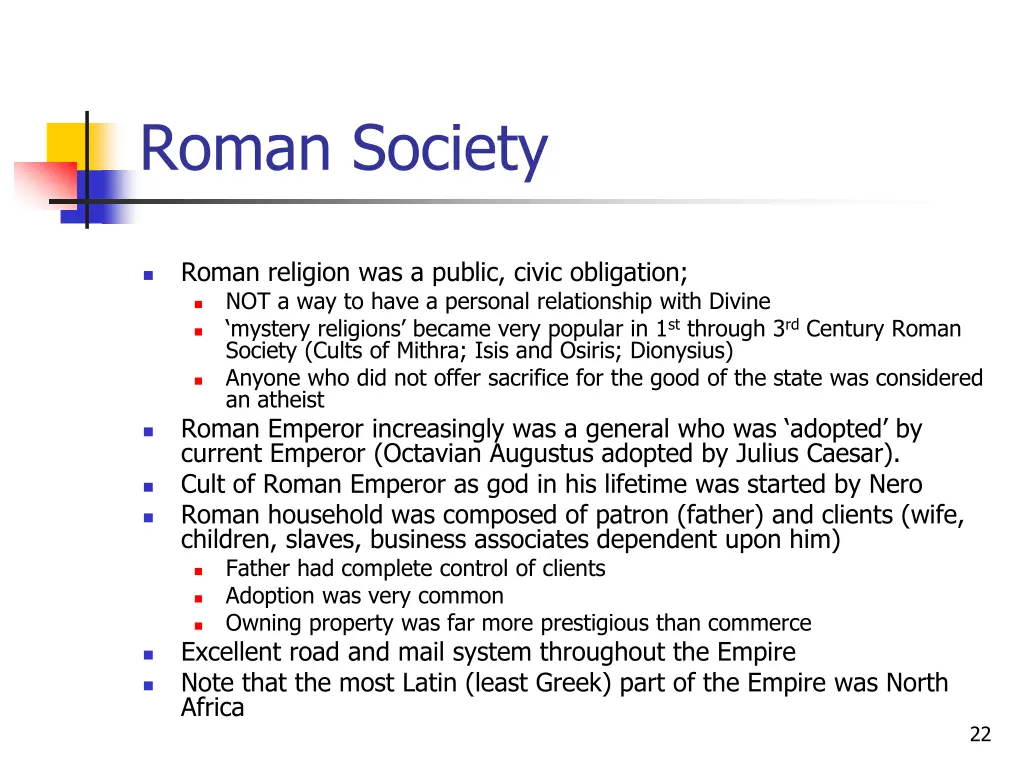 roman society