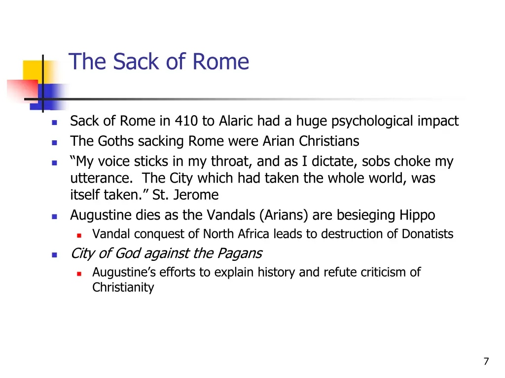 the sack of rome