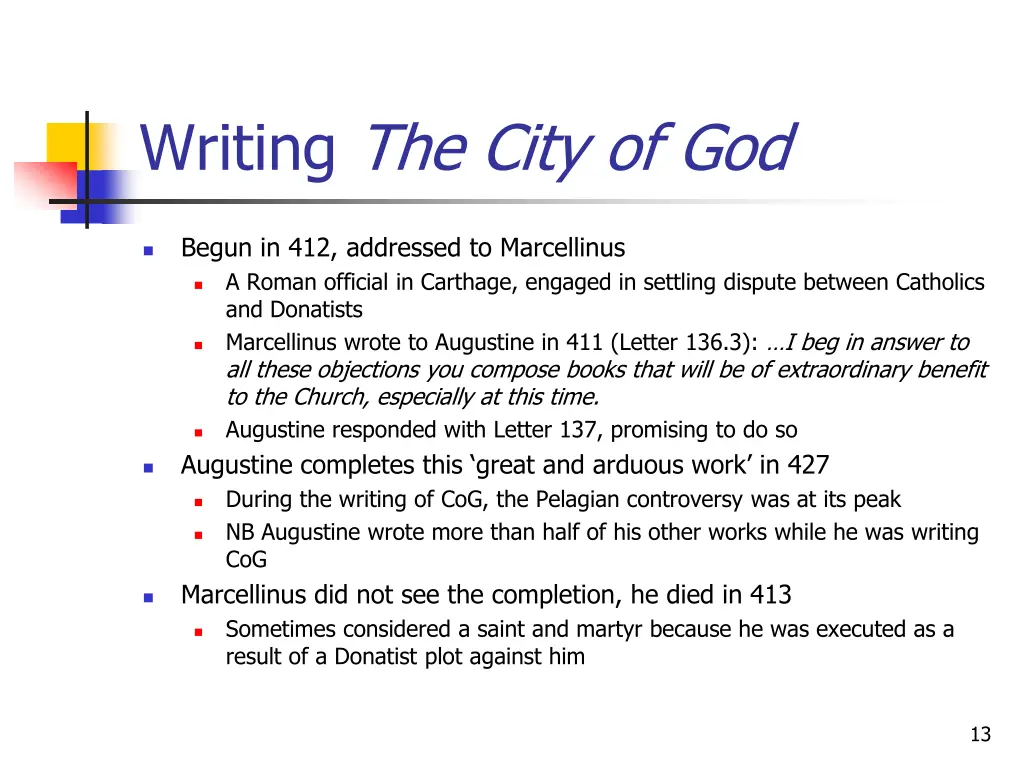 writing the city of god