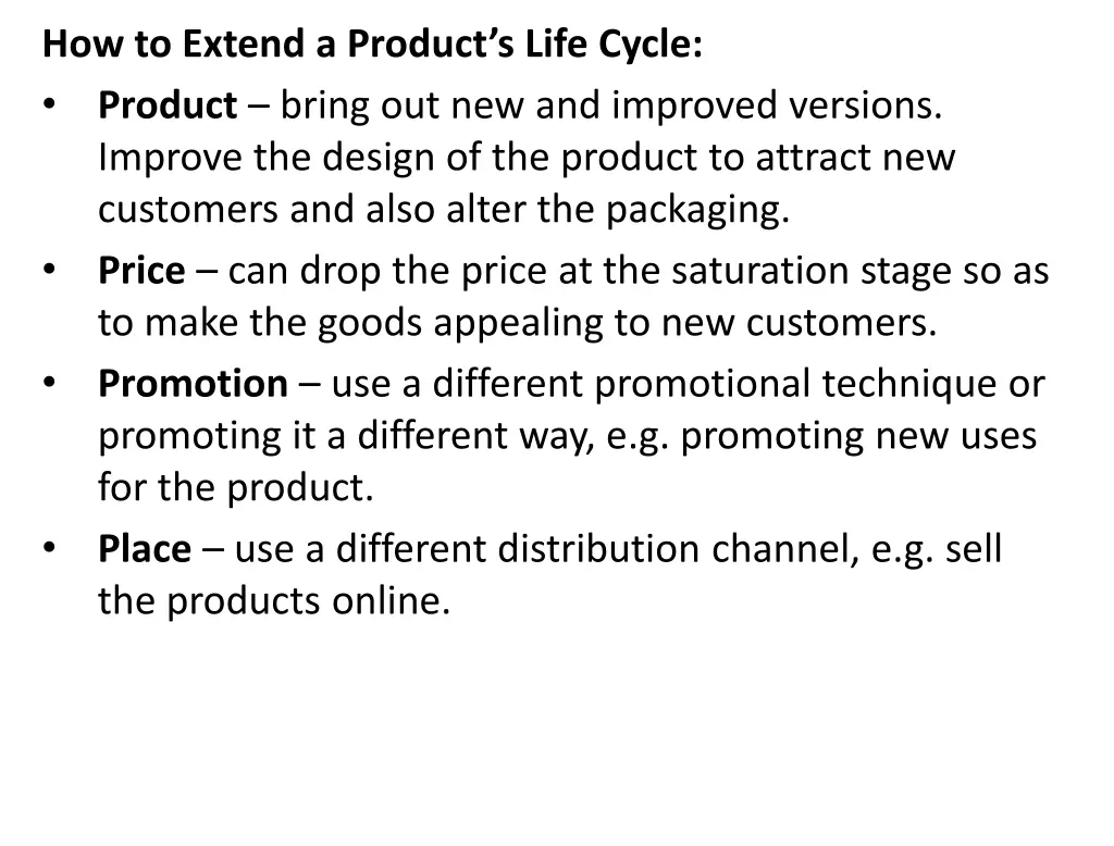 how to extend a product s life cycle product