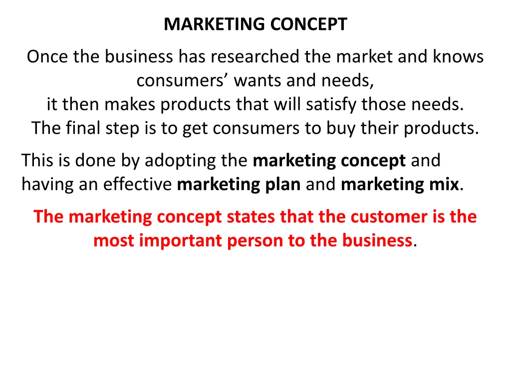 marketing concept