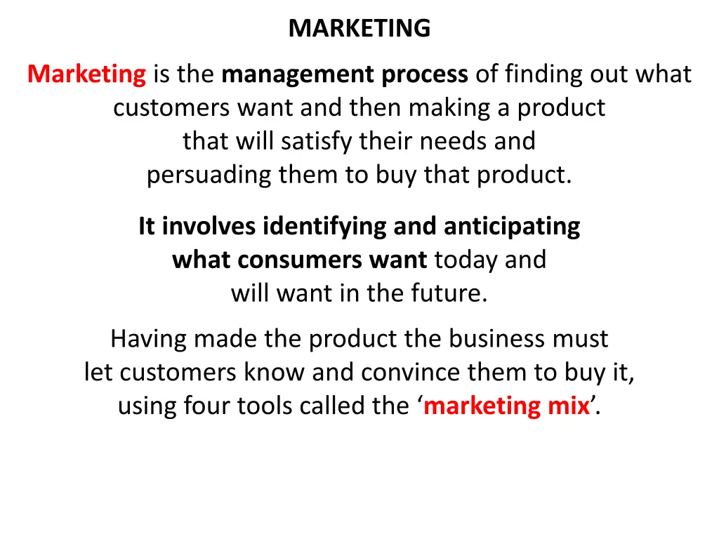 marketing