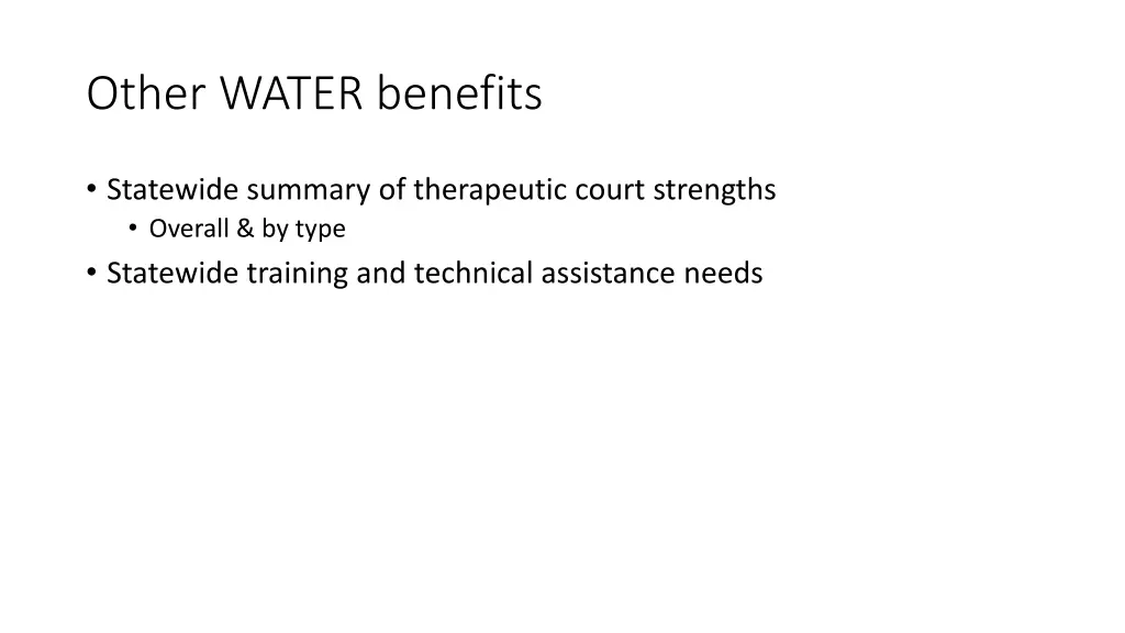 other water benefits