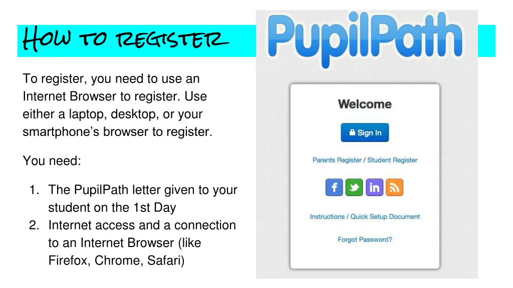 how to register