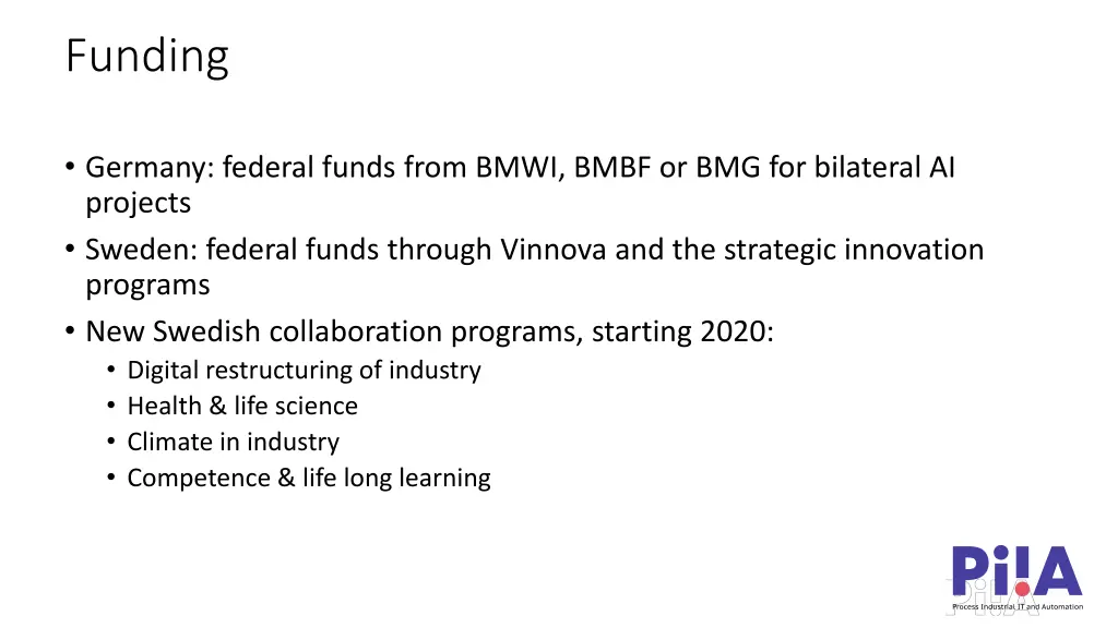 funding
