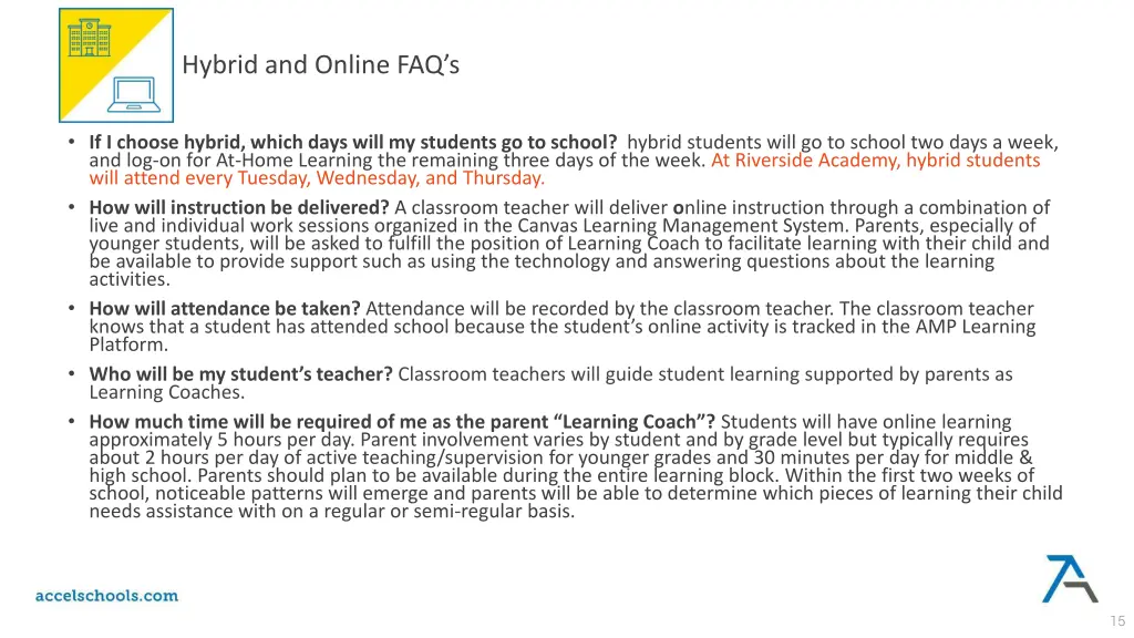 hybrid and online faq s