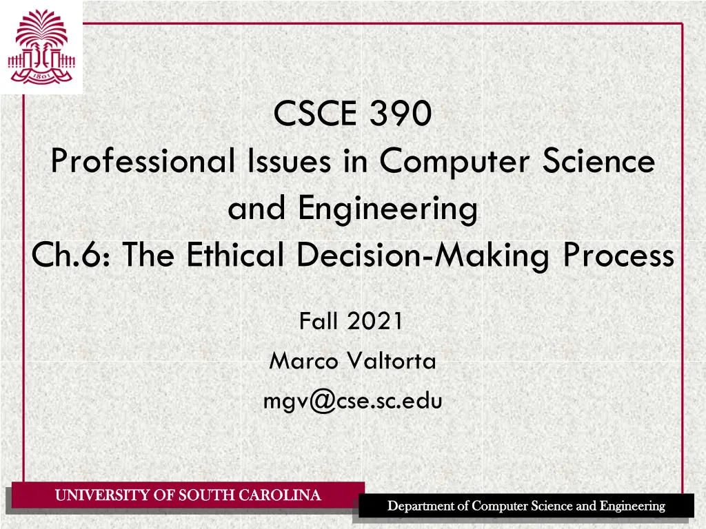 csce 390