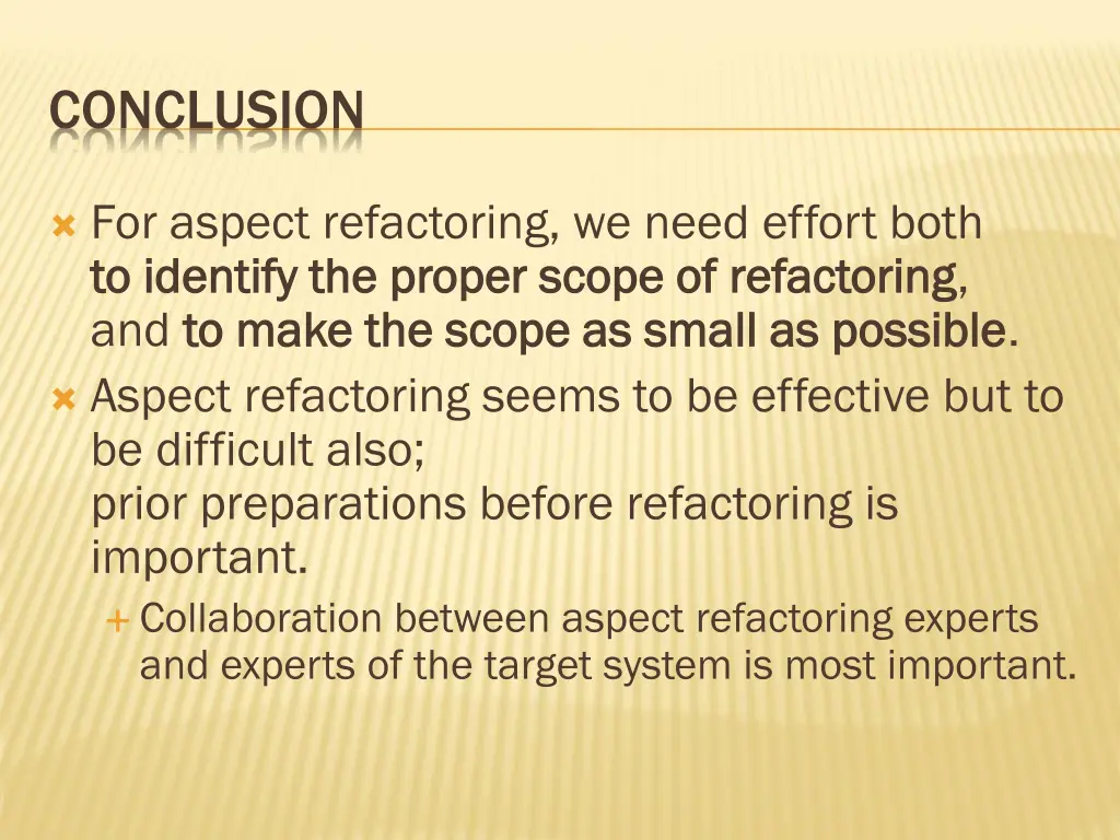 conclusion 1
