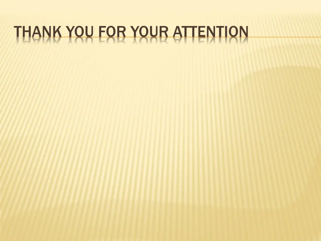 thank you for your attention