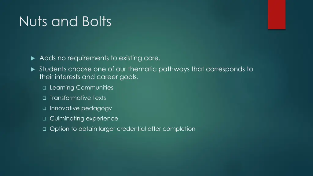 nuts and bolts