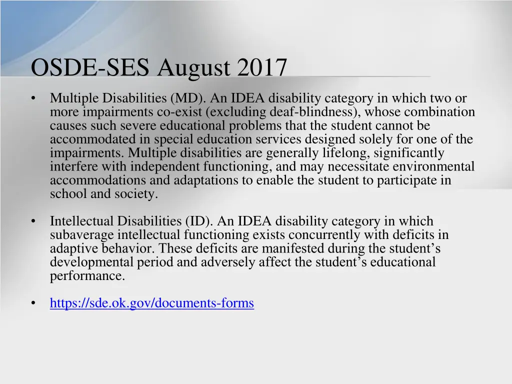 osde ses august 2017