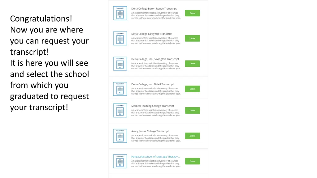 congratulations now you are where you can request