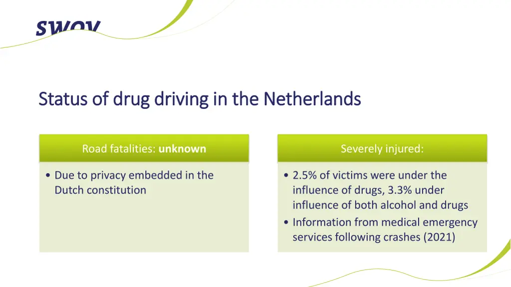 status of drug status of drug driving