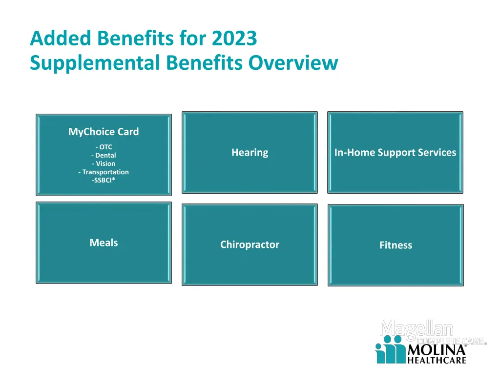 added benefits for 2023 supplemental benefits