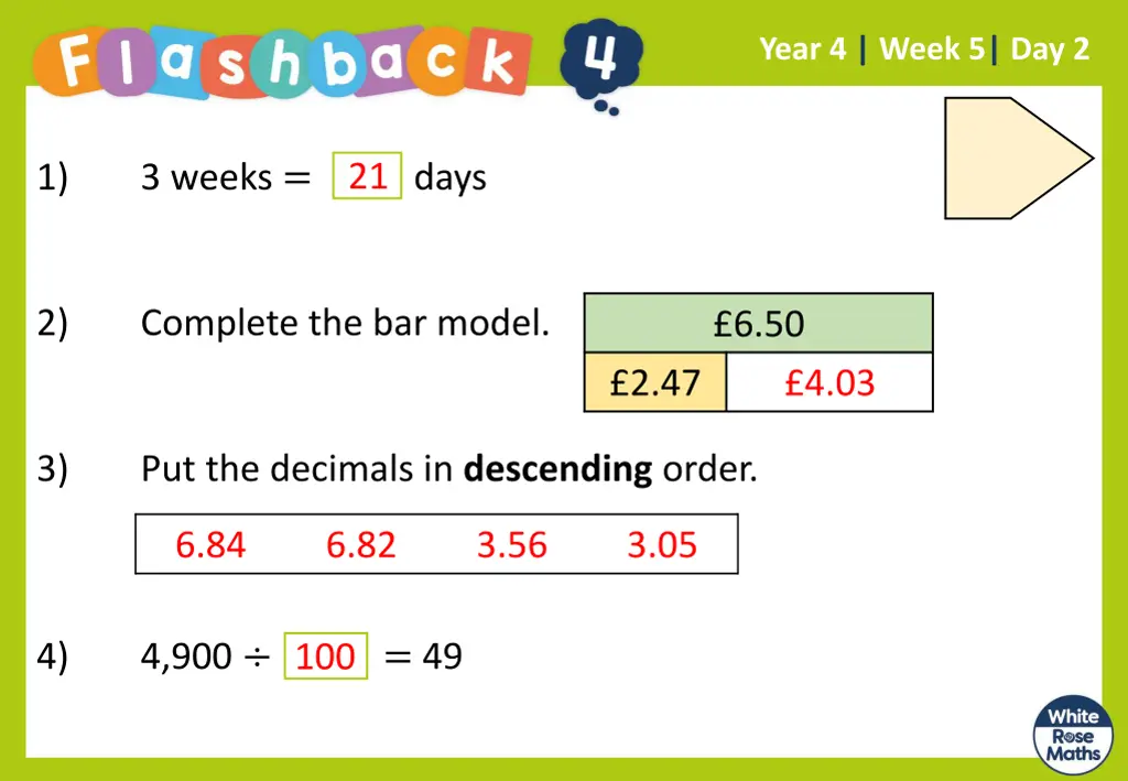 year 4 week 5 day 2 1