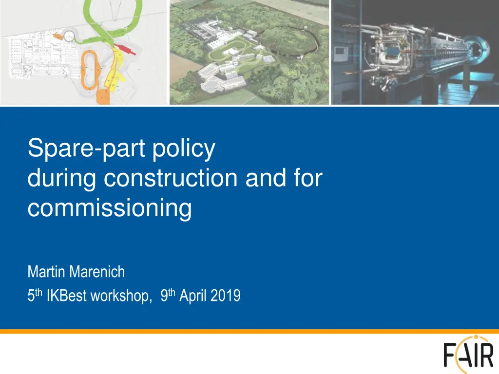 spare part policy during construction
