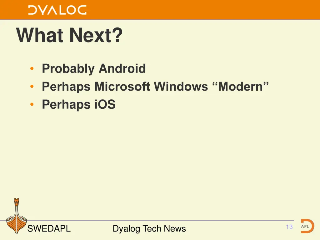 what next