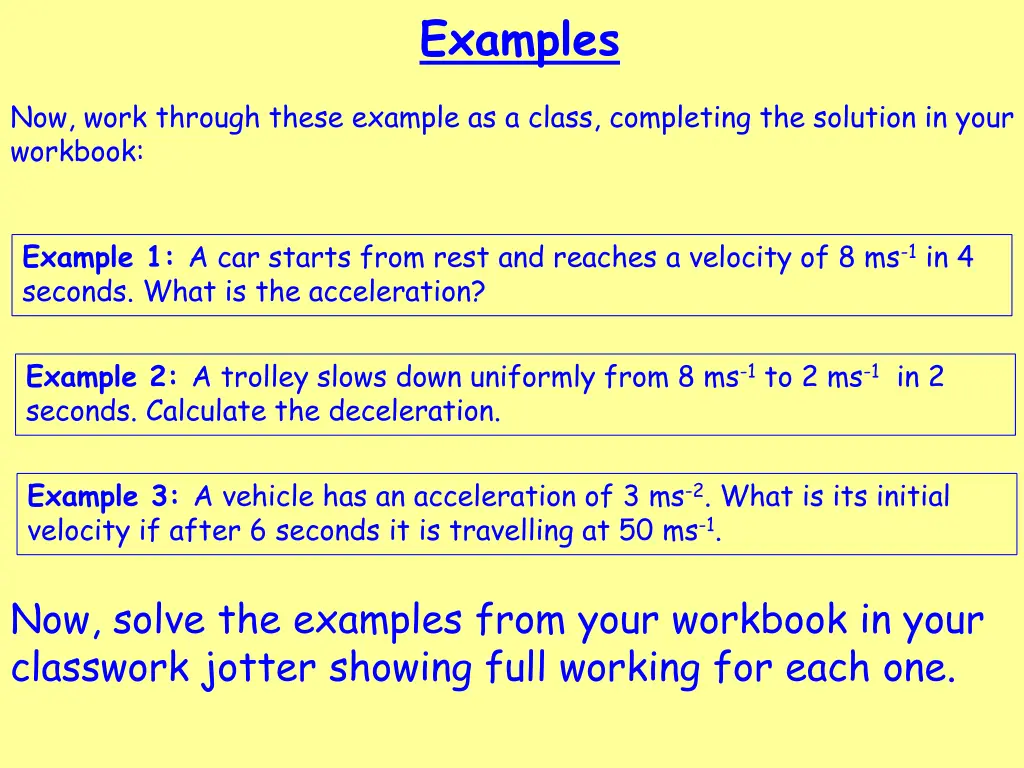 examples