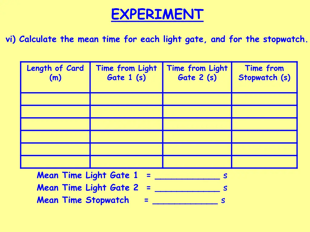 experiment 2