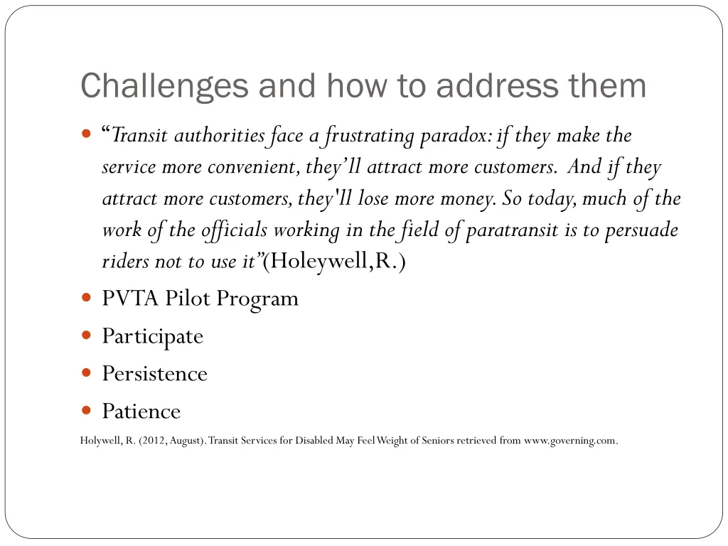 challenges and how to address them