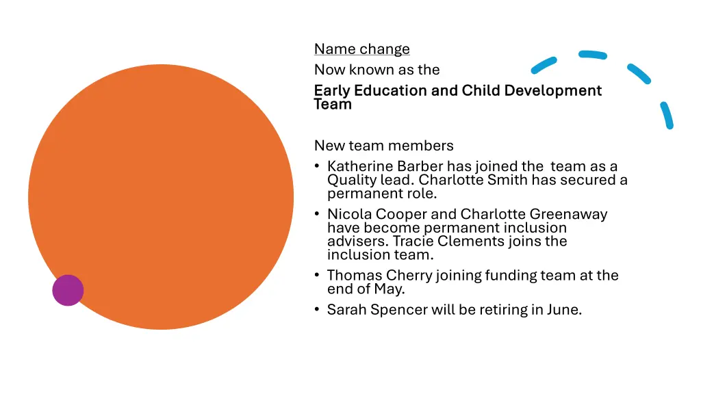 name change now known as the early education