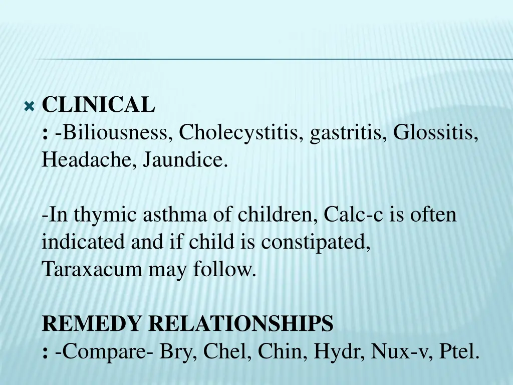 clinical biliousness cholecystitis gastritis