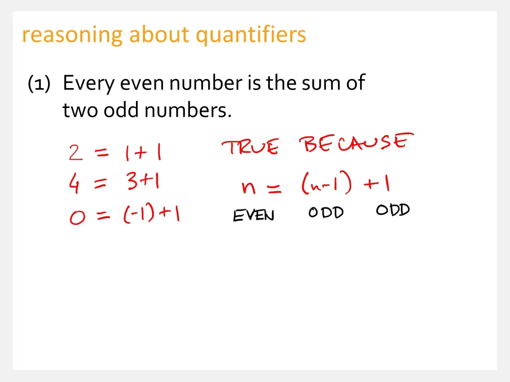reasoning about quantifiers