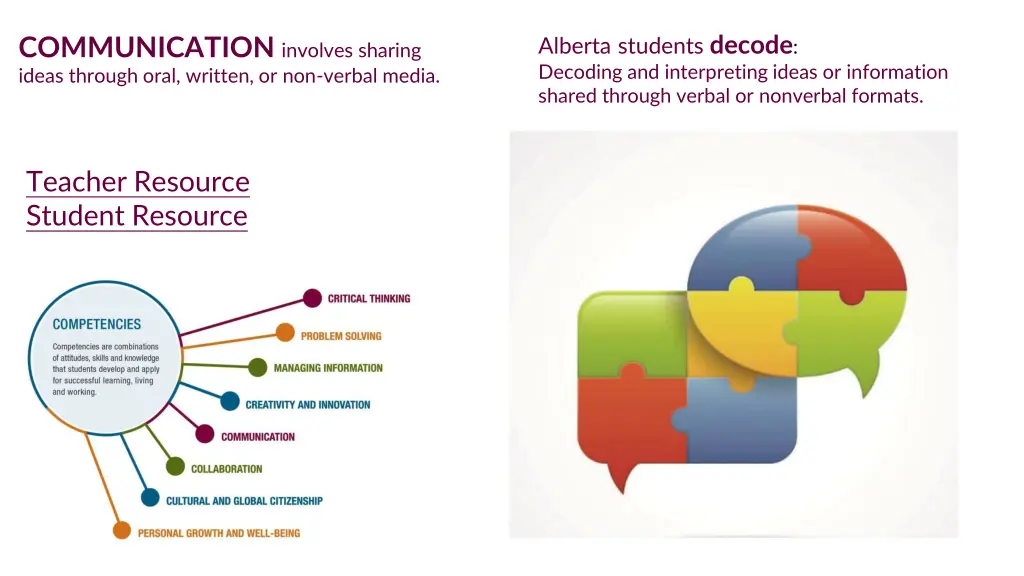 alberta students decode decoding and interpreting